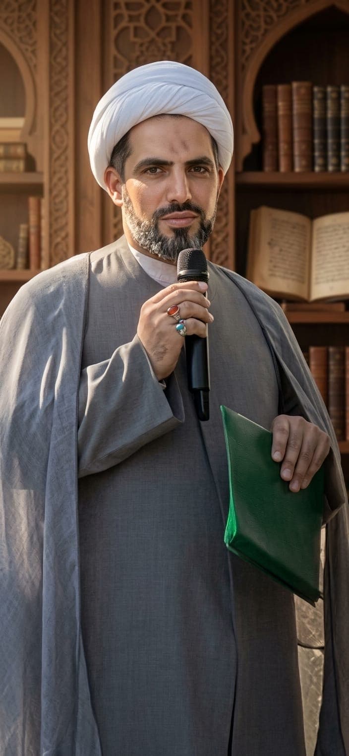 Portrait of Shaykh Mujtaba al-Khaliq